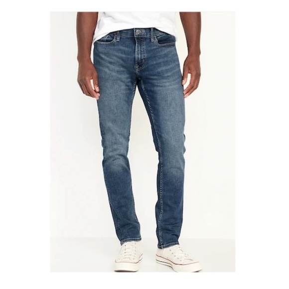 Old Navy Men’s Flex Skinny Jeans-Dark Wash-32x32 - Picture 1 of 5